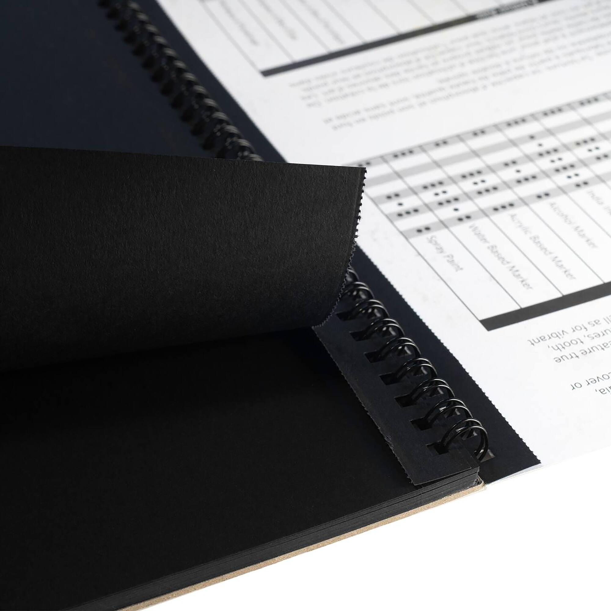 9" x 12" Black 92lb. Mixed Media Pad by Artist's Loft®